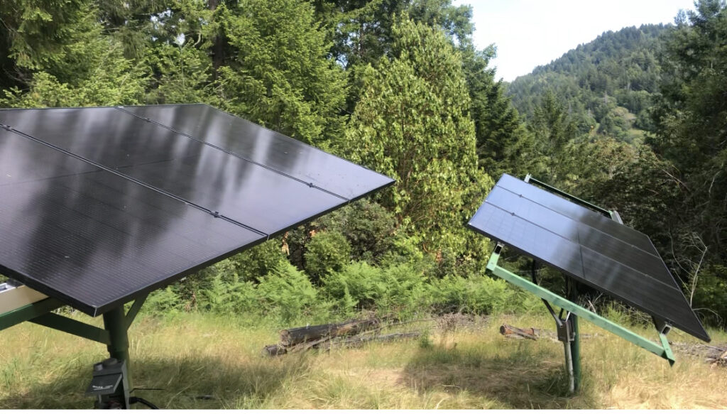 New solar panels for off-grid power system